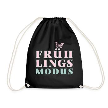 Mode Printemps - Le printemps est là ! - Sac de sport léger - noir - Devant