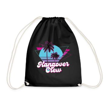 The Hangover Crew | Party | Fun | Friendship - Drawstring Bag - black - Front