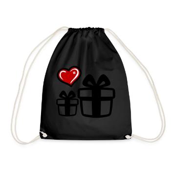 Gifts - Drawstring Bag - black - Front