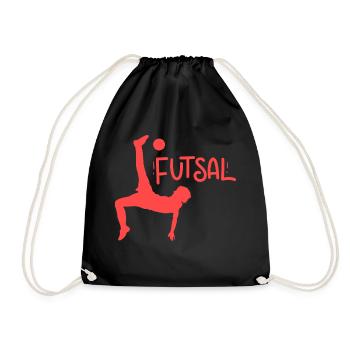 Futsal-Raserei - Turnbeutel - Schwarz - Vorne