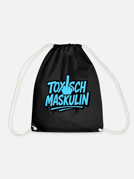 Toxisch Maskulin - Turnbeutel - Schwarz