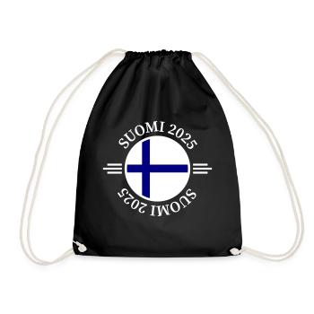 Finlande 2025 Suomi - Sac de sport léger - noir - Devant