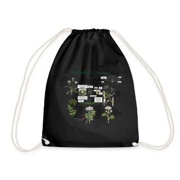 Umbellifer - Drawstring Bag - black - Front