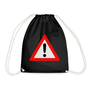 achtung! - Sac de sport léger - noir - Devant