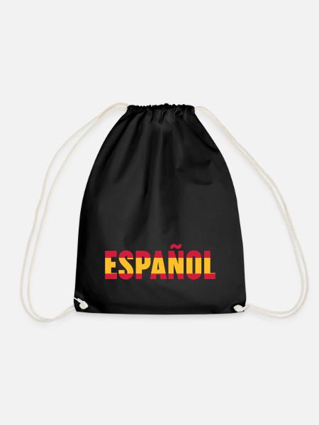 Español - Turnbeutel - Schwarz