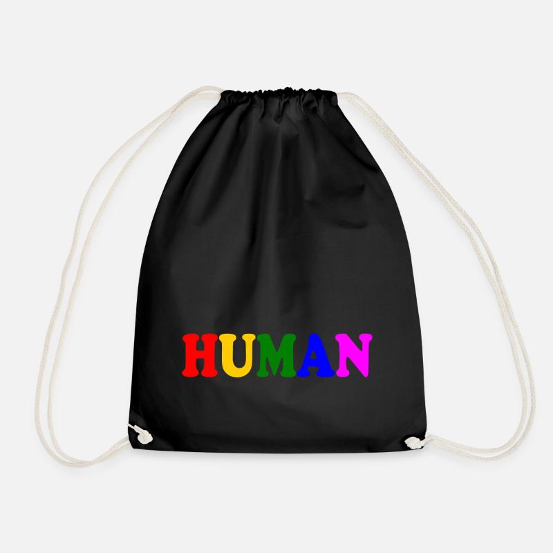 Human - Turnbeutel - Schwarz