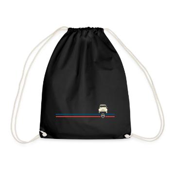 Citroën Logo Stripes 2CV - Sac de sport léger - noir - Devant