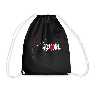 Japon noir femme - Sac de sport léger - noir - Devant
