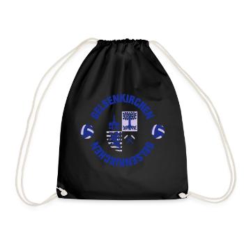 Gelsenkirchen (ID: 001013) - Turnbeutel - Schwarz - Vorne