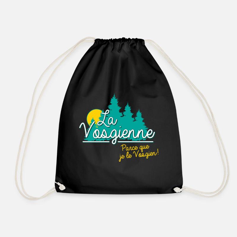 Lorraine Parce que je le Vosgien. - Sac de sport léger - noir