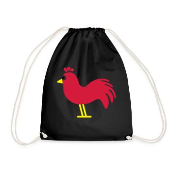 hahn_f3 - Drawstring Bag - black - Front