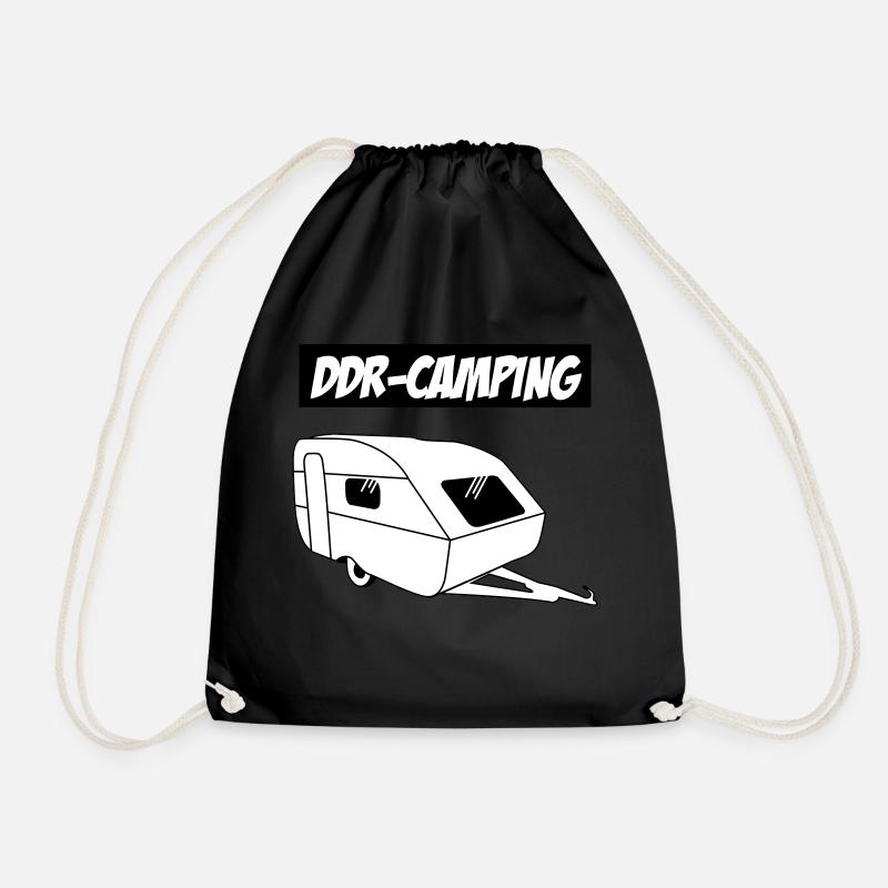 QEK Aero DDR-Camping - Turnbeutel - Schwarz