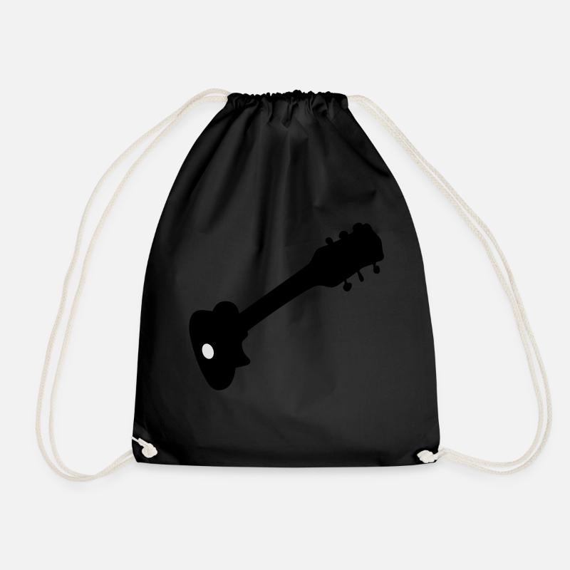 Gitarre - Turnbeutel - Schwarz