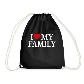 famille - Sac de sport léger - noir - Devant