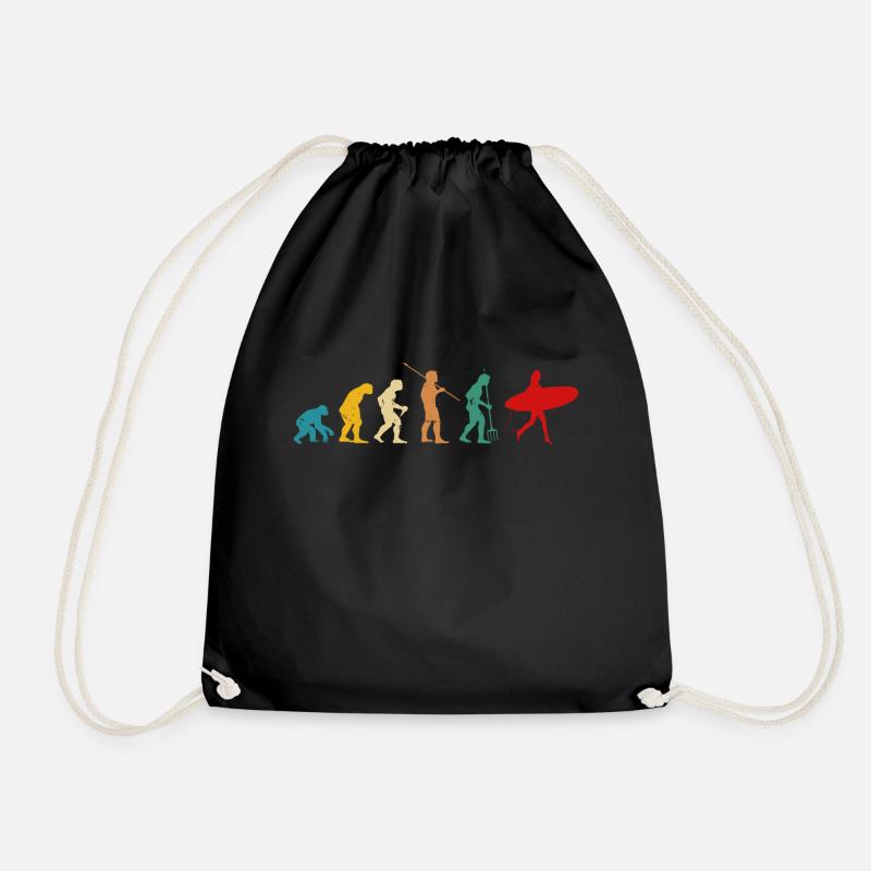 Retro Evolution Surfeur - Sac de sport léger - noir