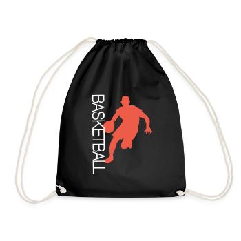 Basketballer Basketballmannschaft Basketball - Turnbeutel - Schwarz - Vorne