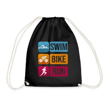 Triathlon - Sac de sport léger - noir - Devant