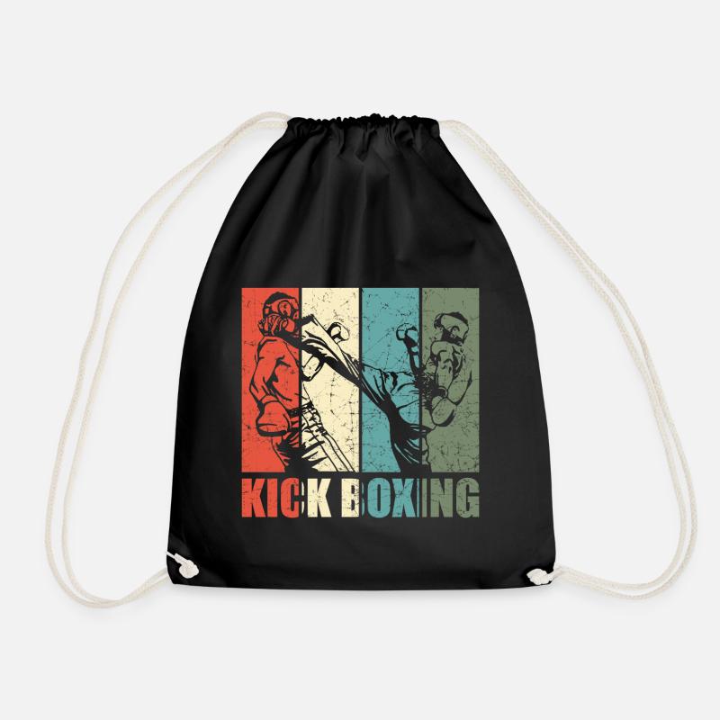Kickboxen - Turnbeutel - Schwarz