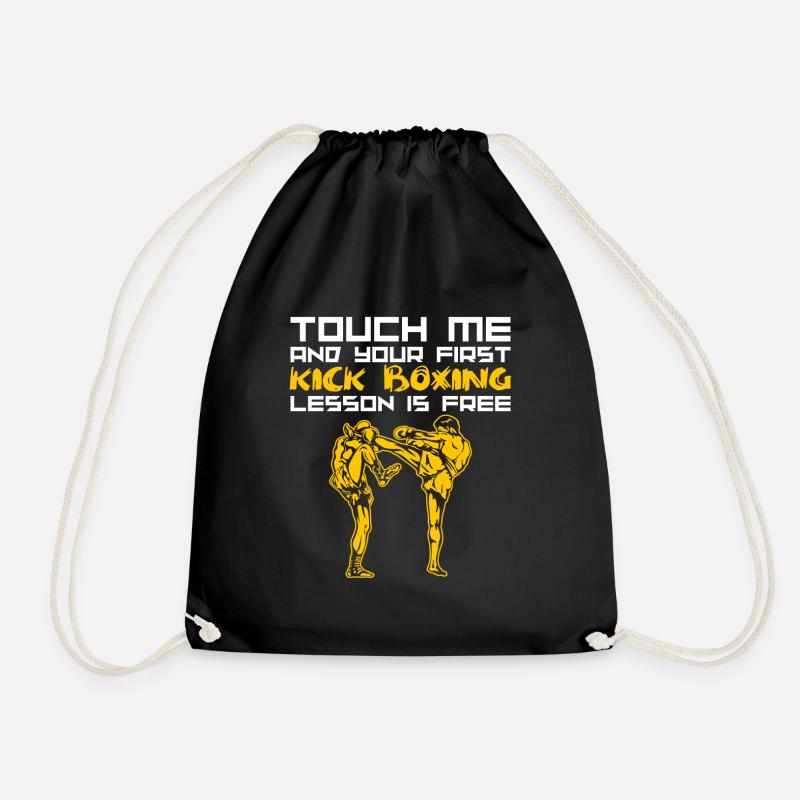 Kickboxen Kickboxer - Turnbeutel - Schwarz
