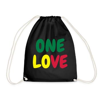Cannabis - Reggae - Music - Weed - Marijuana - Fun - Drawstring Bag - black - Front