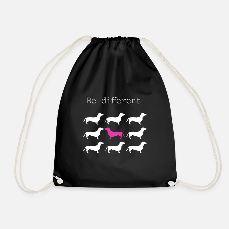 Hunde Motiv - Turnbeutel - Schwarz
