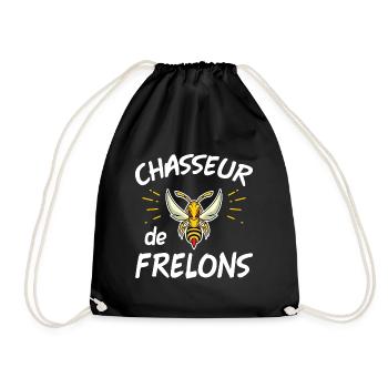 Chasseur de frelon. Humour frelon asiatique. Drôle - Sac de sport léger - noir - Devant