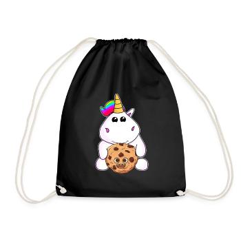 Licorne Licornes Cookie Biscuit Bonbons Licorne - Sac de sport léger - noir - Devant