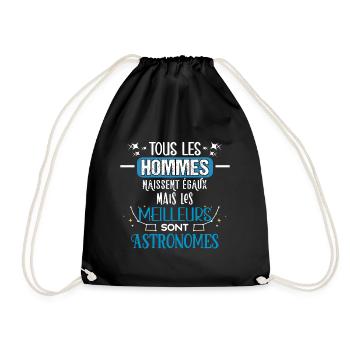 Astronomie idée cadeau astronome humour passion - Sac de sport léger - noir - Devant
