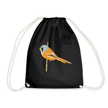 Panure à moustaches - Sac de sport léger - noir - Devant