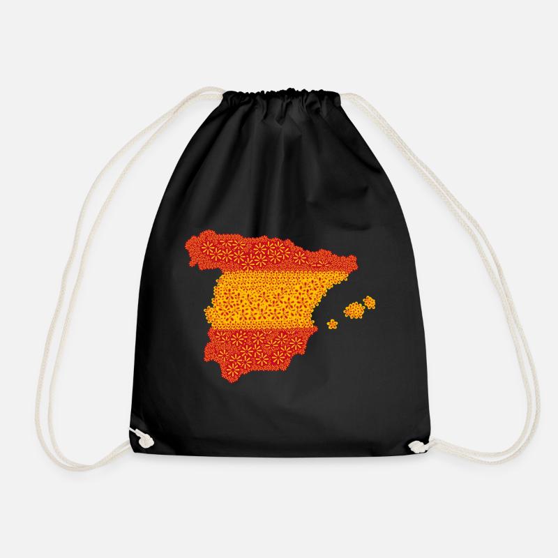 Drapeau espagnol, drapeau espagnol, espagne drapeau - Sac de sport léger - noir