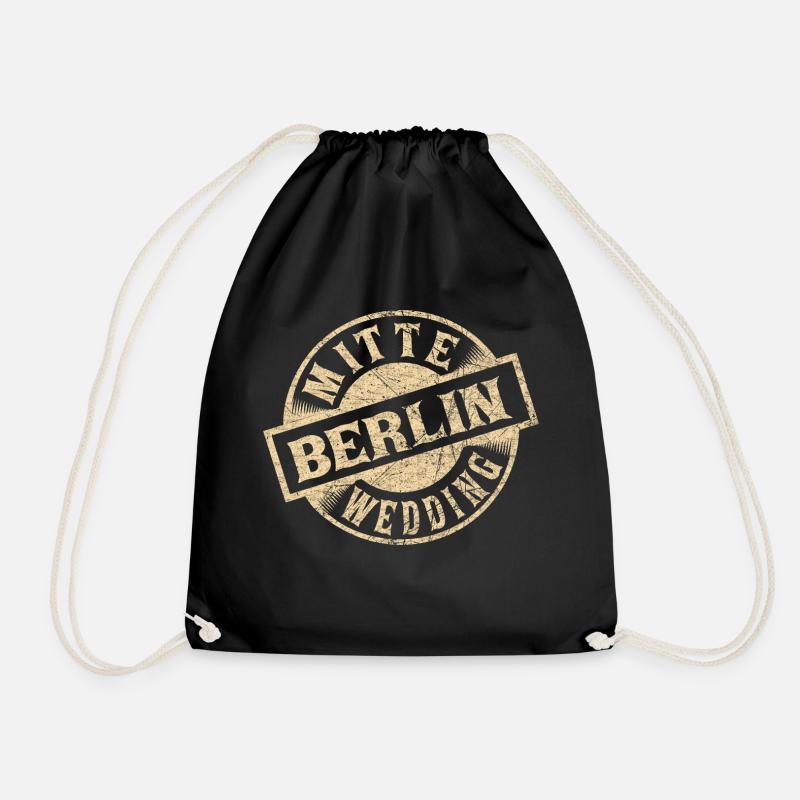 Berlin Mitte Wedding - Turnbeutel - Schwarz
