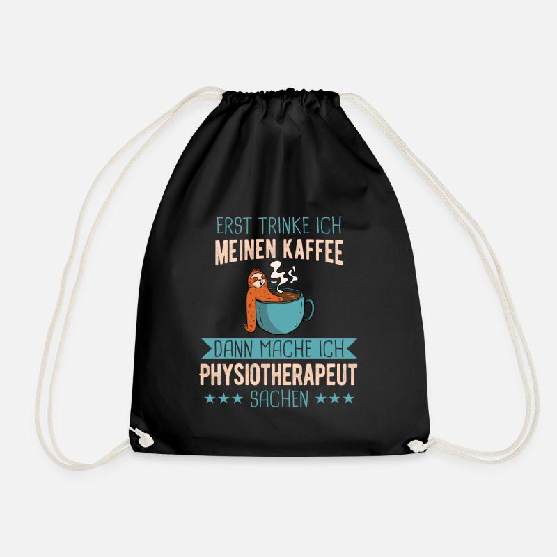 Physiotherapeut Physio Praxis Physiotherapie - Turnbeutel - Schwarz