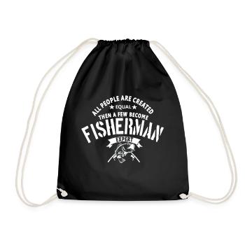Fisherman Expert - Drawstring Bag - black - Front