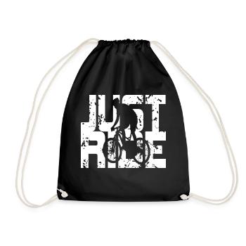 Vintage Just Ride Awesome Cycling T-Shirt Cadeau - Sac de sport léger - noir - Devant