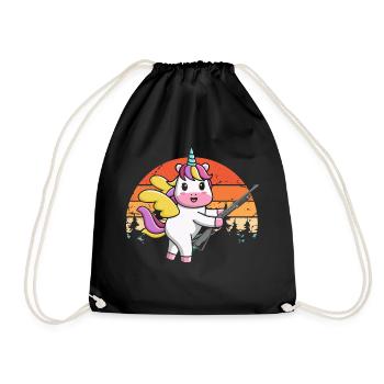 Duck Hunting Duck Hunting Hunter Duck Hunter Duck Hunter Design - Drawstring Bag - black - Front