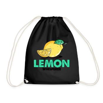 Lemonade Lemon Lemonade Lemonade Lemonade Stand Design - Drawstring Bag - black - Front