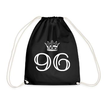 96 Couronne numérique - Sac de sport léger - noir - Devant
