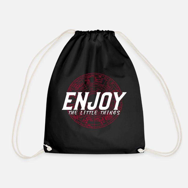 Profitez des petites choses - Sac de sport léger - noir