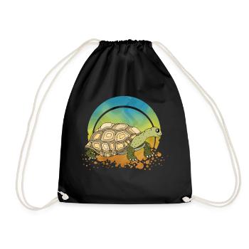 Tortue - Sac de sport léger - noir - Devant