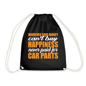 Whoever Said Money Can't Buy Happiness 3 - Turnbeutel - Schwarz - Vorne