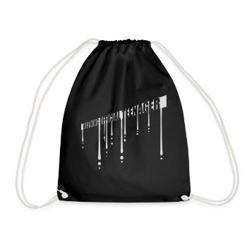 avertissement citation officielle d’adolescent - Sac de sport léger - noir - Devant