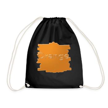 Orange - Sac de sport léger - noir - Devant