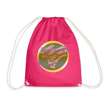 Ornement doré - Sac de sport léger - fuchsia - Devant