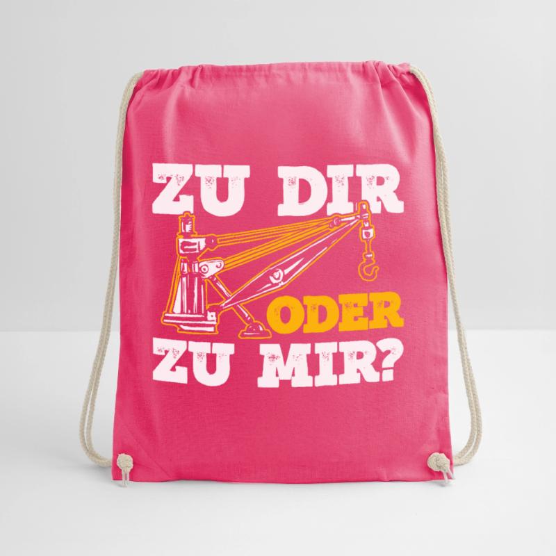 Zu Dir Oder Zu Mir Abschleppdienst Abschlepper Turnbeutel