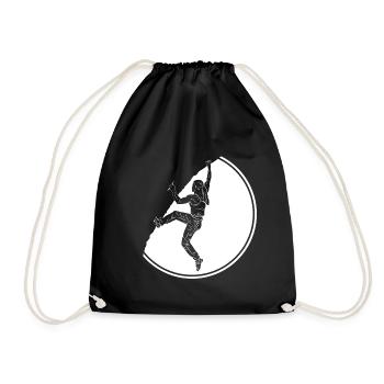 Moonshine Boulder - Drawstring Bag - black - Front