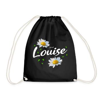 Louise - Turnbeutel - Schwarz - Vorne