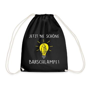 Barschlampe - Turnbeutel - Schwarz - Vorne