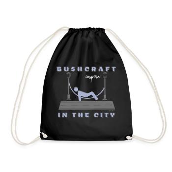 Bushcraft dans la ville - Sac de sport léger - noir - Devant
