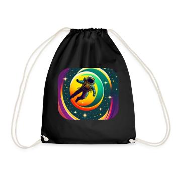 Lost in space - Sac de sport léger - noir - Devant