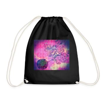 Arbre de vie persan n° 3 - Sac de sport léger - noir - Devant